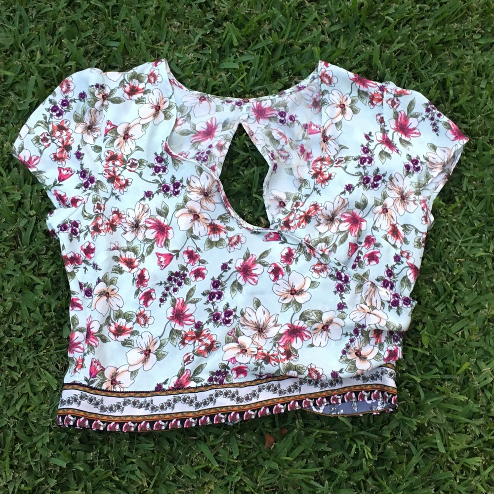 Flower summer top